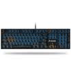 Dareu 108Key Alloy Gaming Mechanical Keyboard Cherry Axis Single BacklitBlack Axis