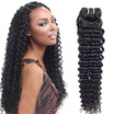 Iueenly Deep Wave Brazilian Hair 3Pcs Curly Human Virgin Extensions iueenly kopen in de aanbieding