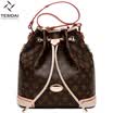 Tesidai Fashion handbags Handbags Shoulder Bags Bucket Bags Womens Dumplings Pack V015 Coffee