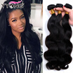 2017 Yyong Hair Products Malaysian Body Wave 3Pcs 8A Unprocessed Virgin Maylasian Bundle Deals yyong kopen in de aanbieding
