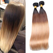 Iueenly Ombre 4Tone Brazilian Virgin Hair Straight Bundles 7A Unprocessed Human iueenly kopen in de aanbieding