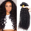 Iueenly Malaysian Kinky Curly Virgin Hair Cheap Human 4 Bundles 100G Weave Afro iueenly kopen in de aanbieding