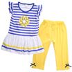 Canis Child Baby Girl Clothes Short Sleeves T Shirttrousers Pants 2Pcs Clothing Sets canis kopen in de aanbieding