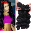 Iueenly 8A Malaysian Virgin Hair Loose Wave 4Pcs Lot Human Weave Bundles Unprocessed iueenly kopen in de aanbieding
