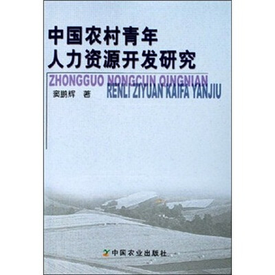 

中国农村青年人力资源开发研究