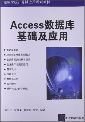 

高等学校计算机应用规划教材：Access数据库基础及应用