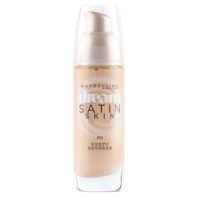 

Maybelline (MAYBELLINE) Сон сатина дыхания жидких тональные ПО 30мли (чувствительные мышцы маскирующей увлажняющей жидкости макияж основы применяется)