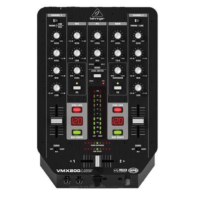 

Behringer VMX200 USB 2-way DJ Mixer (предусилитель Music Recorder Smart Clock XPO Surround Sound / ночной клуб и домашнее развлекательное оборудование)