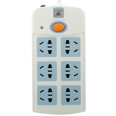 

子弹头 TS-236 6位2.8米 总控开关 过载保护 电源插座/插排/插线板