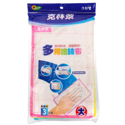 

Супермаркет] [Jingdong Cleanwrap 3 установлена ​​многофункциональная кухонное полотенце ткани блюдо ткани ткань чистки 30cmx38cm CM-5