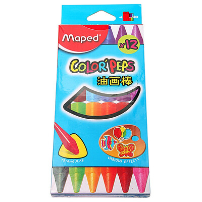 

Ма Peide (Maped) AA864010 гладкий и светлый пастельный цвет легко 12-цветной картон