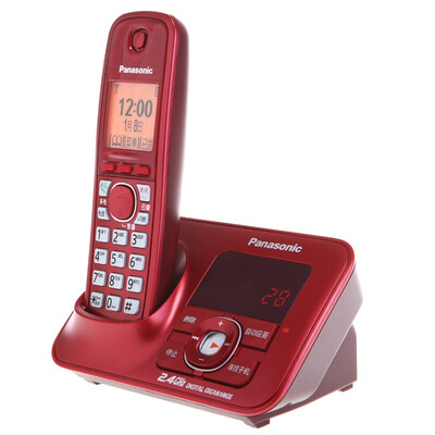 

Panasonic (Panasonic) KX-TG33CN-1 цифровой ответ беспроводной телефон одиночный хост (алкоголь красный)