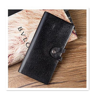 

2018 wallet mens long mobile phone bag multi-function button clutch bag male card package multi-card position ticket holder can put mobile phone