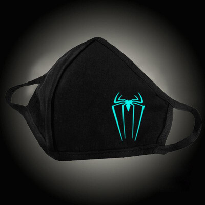 

Luminous Cotton Mouth Mask Anti Haze Dust PM25 Protective Face Mouth Mask Washable Fashionable Mask Black