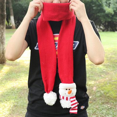 

Design Scarf Christmas Claus Snowman Deer Shawl Lady Wraps 20010Cm