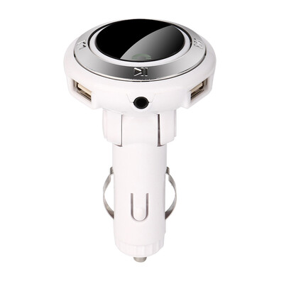 

〖Follure〗Wireless Hands-Free Q7 USB Charge LED MP3 Bluetooth Car FM Transmitter With MIC