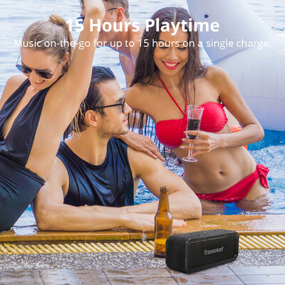 

Tronsmart Element Force Bluetooth 50 Portable Speaker 40W IPX7 Waterproof TWS Stereo Sound Wireless Speaker 15H Playtime Support