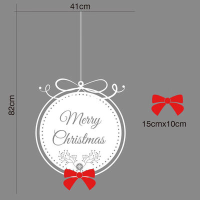 

Merry Christmas Removable DIY Wall Stickers Shop Window Stickers Noel Christmas Decorations for Home Natal New Year Decoration