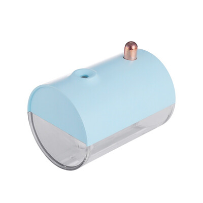 

Portable USB Charging Submarine Boat Shape Design Humidifier With Warm White LED Night Light Personal Air Diffuser For Home