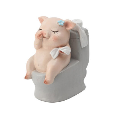 

Mini Funny Piggy Home Decor Garden Miniature Animal Figurines Desktop Decoration Cute pig figure Toys gift for boys girls