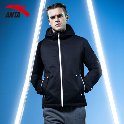 

Anta ANTA 95749612 RICOLEE designer Anta mens cotton jacket jacket winter new warm windproof sports jacket mens foundation black  male 170