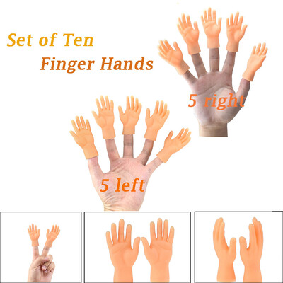 

〖Follure〗Novelty Funny Funny Set Of 10 Finger Hand Finger Puppets