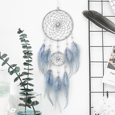 

Gobestart Creative Vibe Style D ream Catcher With Feathers Hand Made Decorations HOT SALE