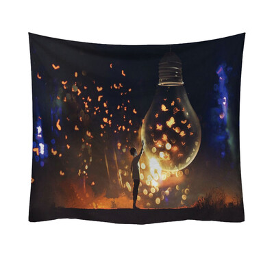 

Toponeto Fashion Tapestry Planet Universe Pattern Style Decorative Tapestry Home Decor
