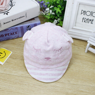 

Baby girls&boys hat spring&autumn newborn children cotton colored cotton shy cap new