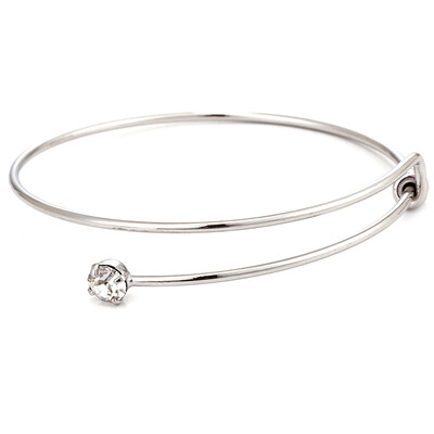 

New Fashion Open Adjustable Rhinestone Bracelet Bangle Jewelry Women Men Bracelets