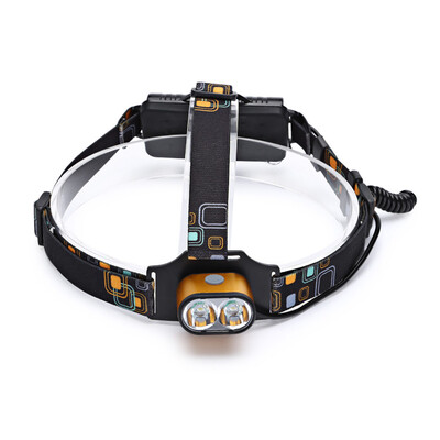 

Yupard LBYB - T25 3 Modes Waterproof USB Rechargeable Focus Headlamp Cree XMT6 LED Flashlight