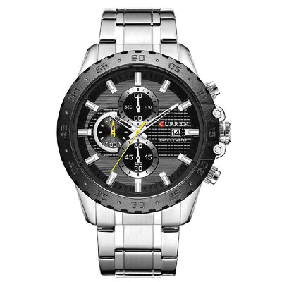 

CURREN 8334 Man Watch Man Sport Watch Man Waterproof Outdoor Wristwatch Man Watch Man Quartz Business Watch Male Watch for Men