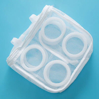 

Shoes Laundry Bag Trainers Sneakers Wash Pouch Drying Storage Mesh White