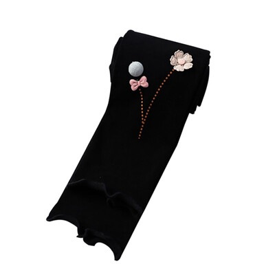 

Autumn Baby Girls Toddler Flower Pattern Pants Leggings Kids Cute Stretchy Warm Trousers Bottoms