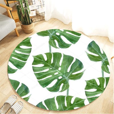 

〖Follure〗Botany Elements Blanket Round Bathroom carpet 55cm