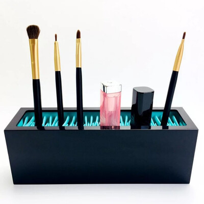 

Gobestart Makeup Brush Storage Box Cosmetic Storage Box Desktop Stationery Storage Box