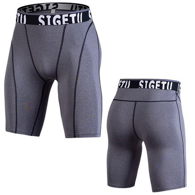 

Tailored Mens Summer Fitness Patchwork Bodybuilding Skin Tight-drying Short Sports Pants