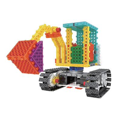

YIWULAHIQ B717 123PCS New Electric Excavator Blocks Brick Model Toy For Children
