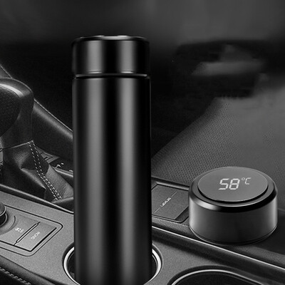 

Siaonvr Stainless Steel Vacuum Flask Smart Kettle LCD Touch Screen Display Temperature