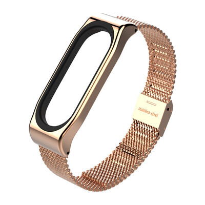 

〖Follure〗Stainless Steel Bracelet Replacement Watch Band Strap For Xiao Mi Band 3