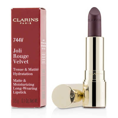 

CLARINS - Joli Rouge Velvet Matte & Moisturizing Long Wearing Lipstick - 744V Plum 35g01oz