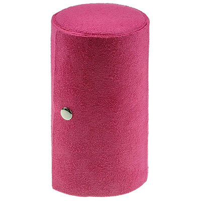 

Multifunctional Flannelette Cylinder Three-layer Storage Jewelry Box Retro Portable Jewelry Box Travel Storage Case
