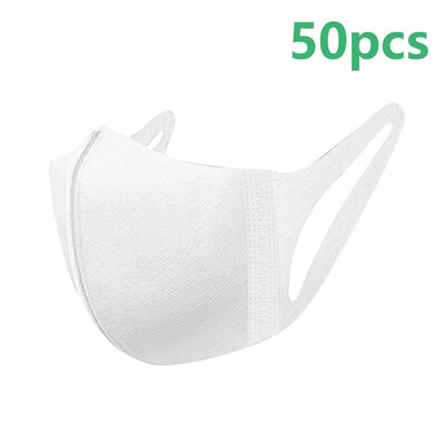

50pcs 3D Dustproof Anti Pollution Mask Replacement Mask Allergy Protection Face Masks