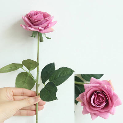 

1PCS New ins Romantic Artificial Rose Feel Moisturizing Rose Artificial Flower