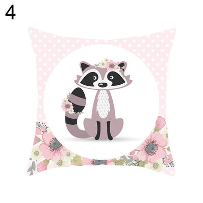 

Flower Animal Geometric Print Pillow Case Waist Throw Cushion Cover Home Decor