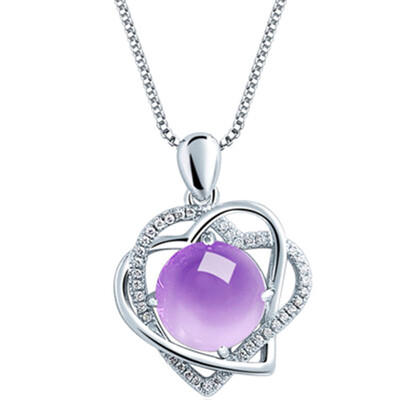 

Choker Necklaces for Women Cubic Heart Pendants Necklace Statement Jewelry Gifts