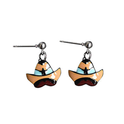 

New Women New Style Vintage Personality Halloween Party Cat Shape Mental Dangle Earrings