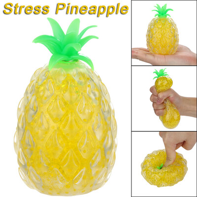 

〖Follure〗Spongy Bead Squishies Pineapple Squeezed Toy Pressure Stress Reliever Toys Gifts