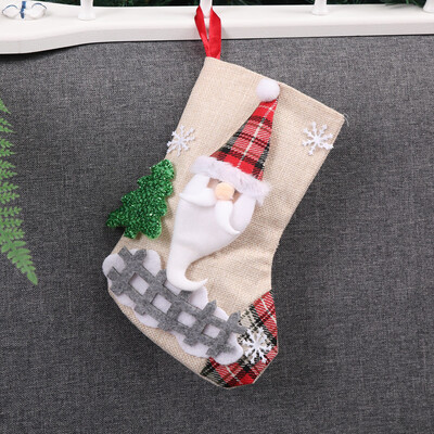 

Tailored Christmas Xmas Tree Hanging Party Tree Decor Santa Stocking Sock Gift Candy Bags