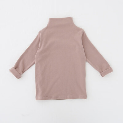 

2019 New Winter Baby Girls T Shirt Long Sleeve Turtleneck Solid Color T-shirt Bottoming Shirt Cotton Toddler Childrens Clothes